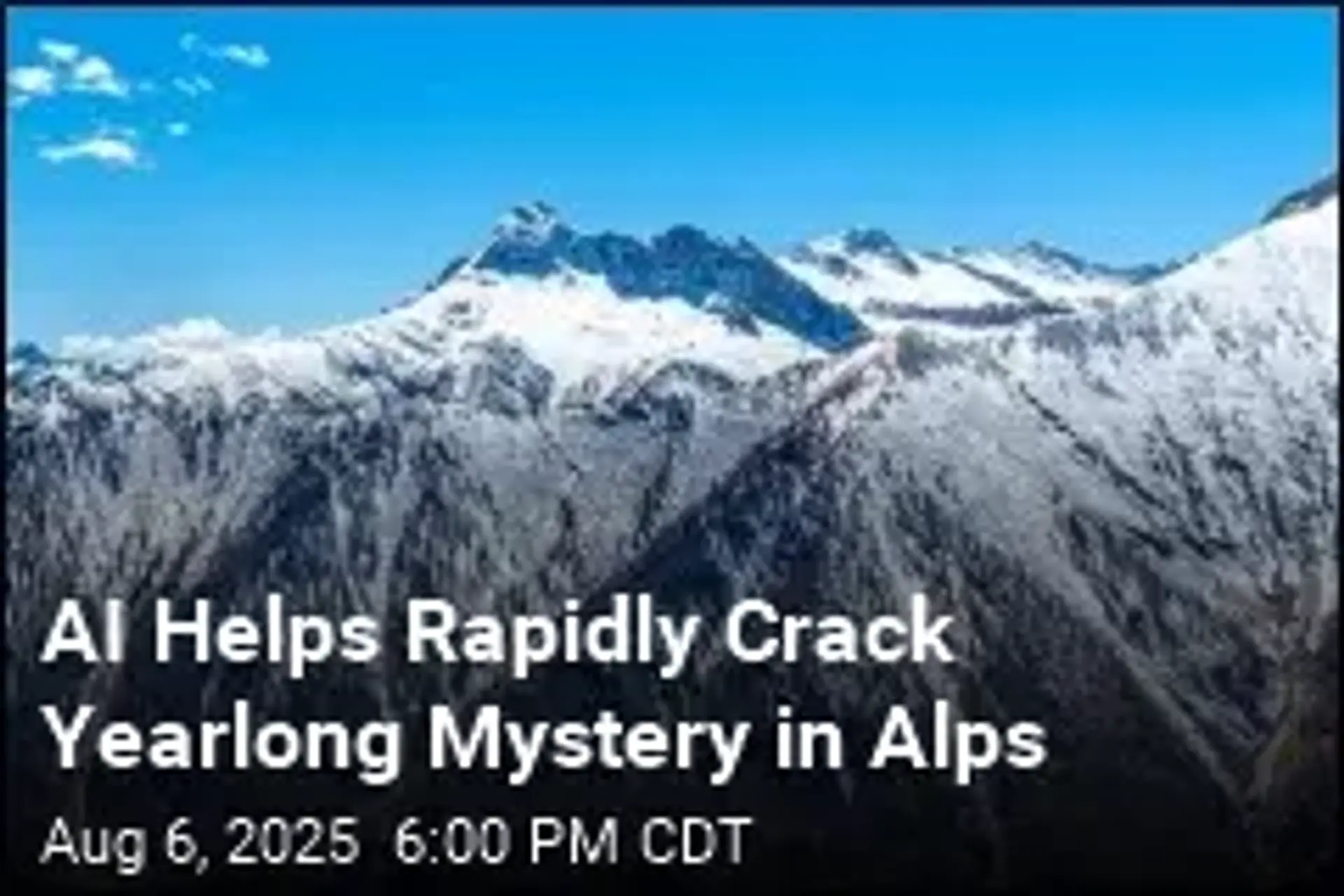 AI finds missing hiker's helmet