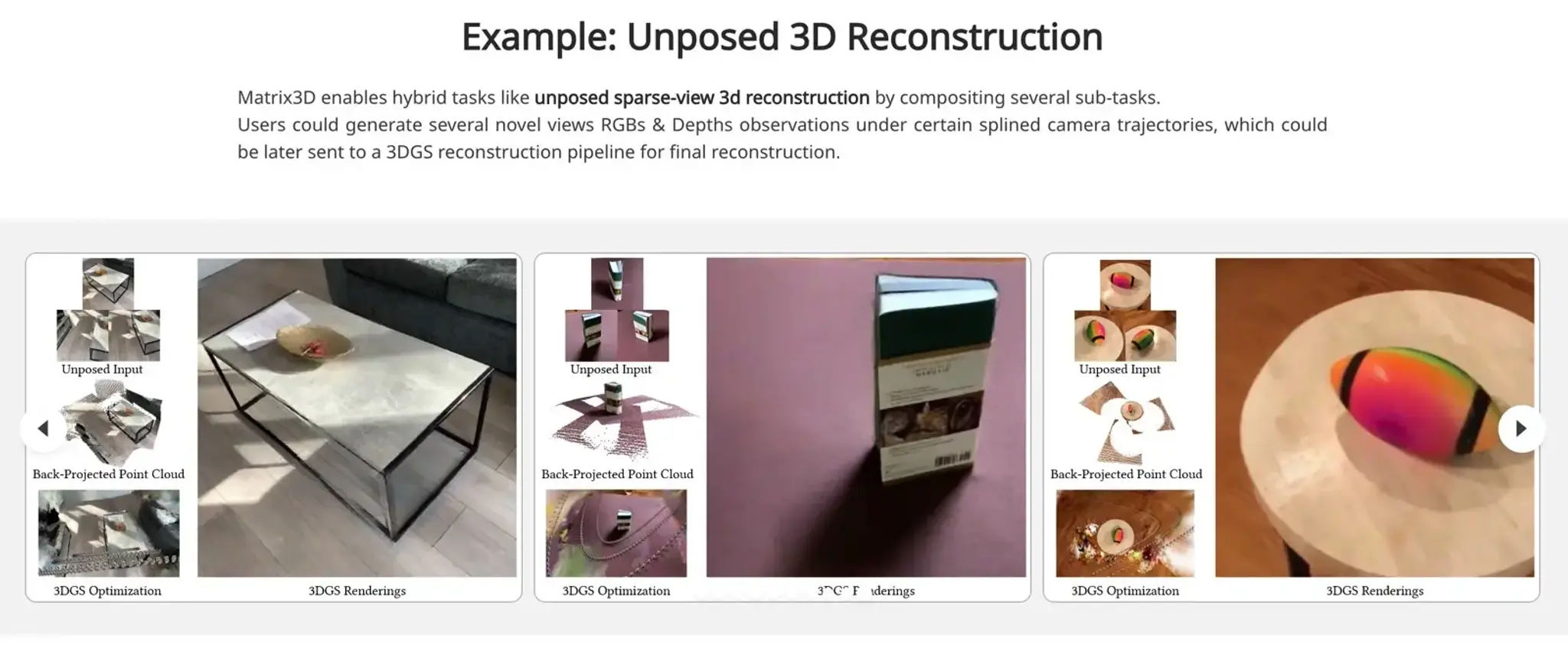 Apple's Matrix3D: 2D to 3D