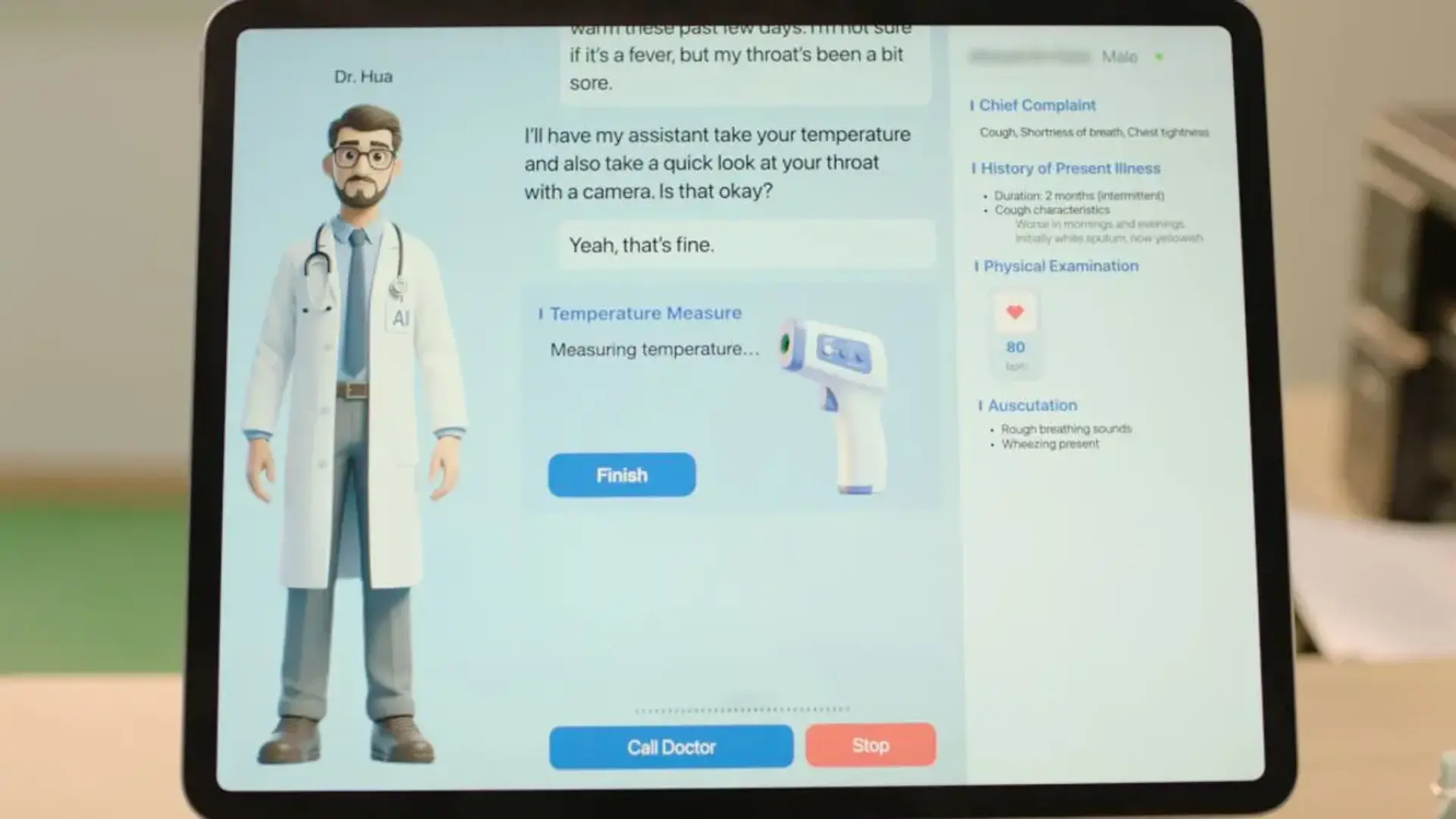 AI Doctor Clinic Debuts