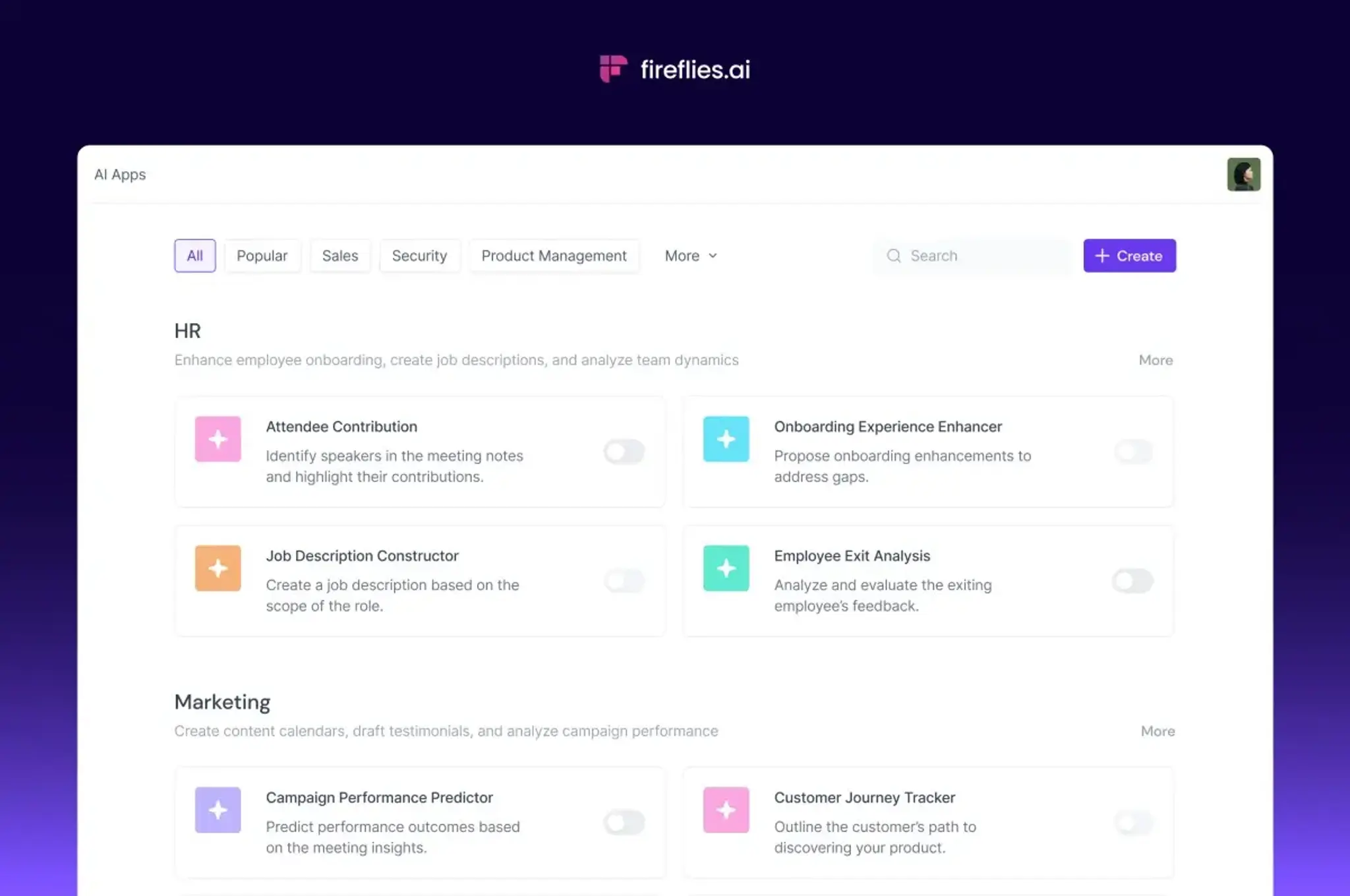 Fireflies.ai Launches Mini Apps