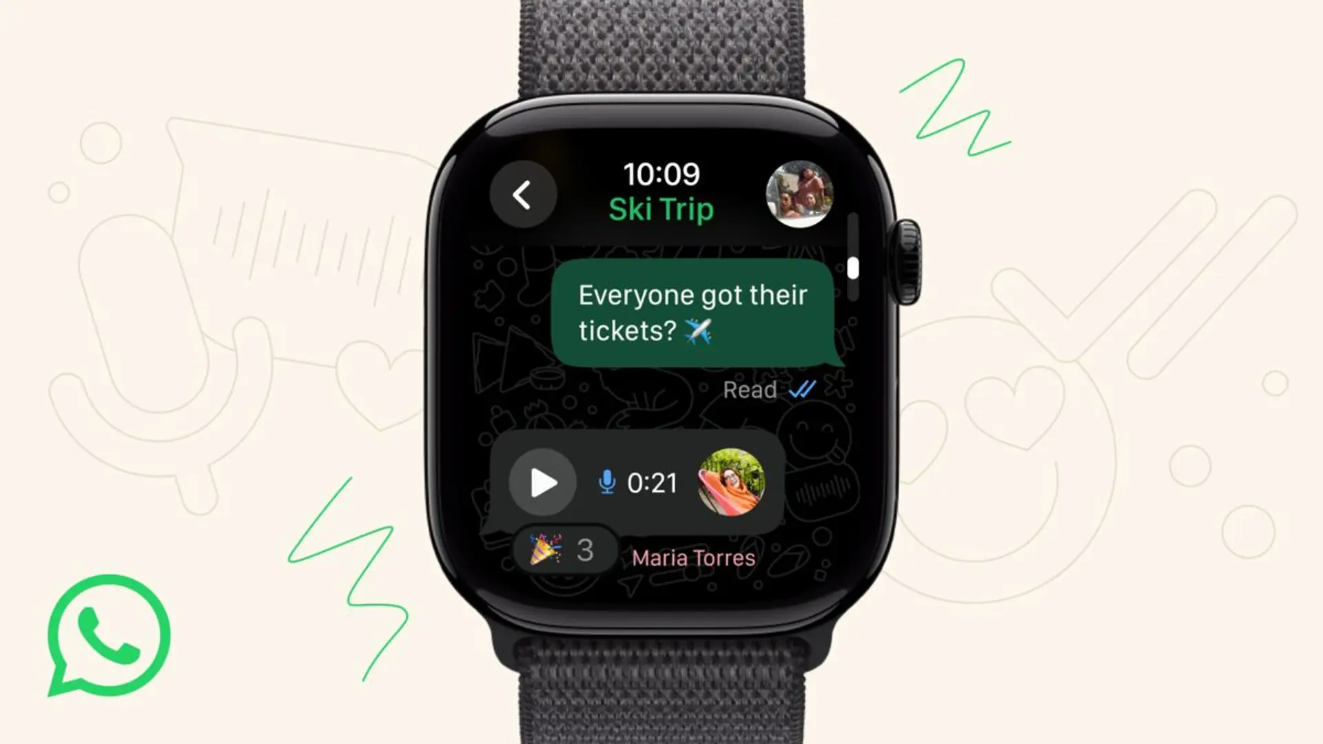 WhatsApp Arrives on Apple Watch