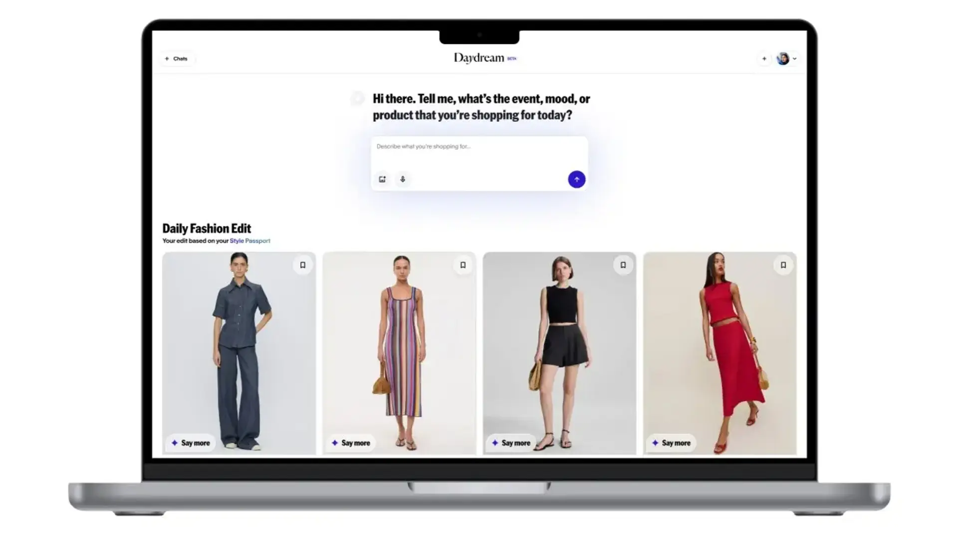 Daydream unveils AI shopping assistant