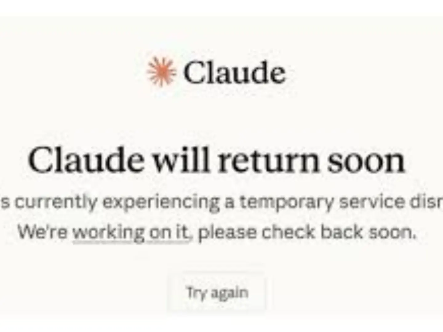 Anthropic Claude API Suffers Outage