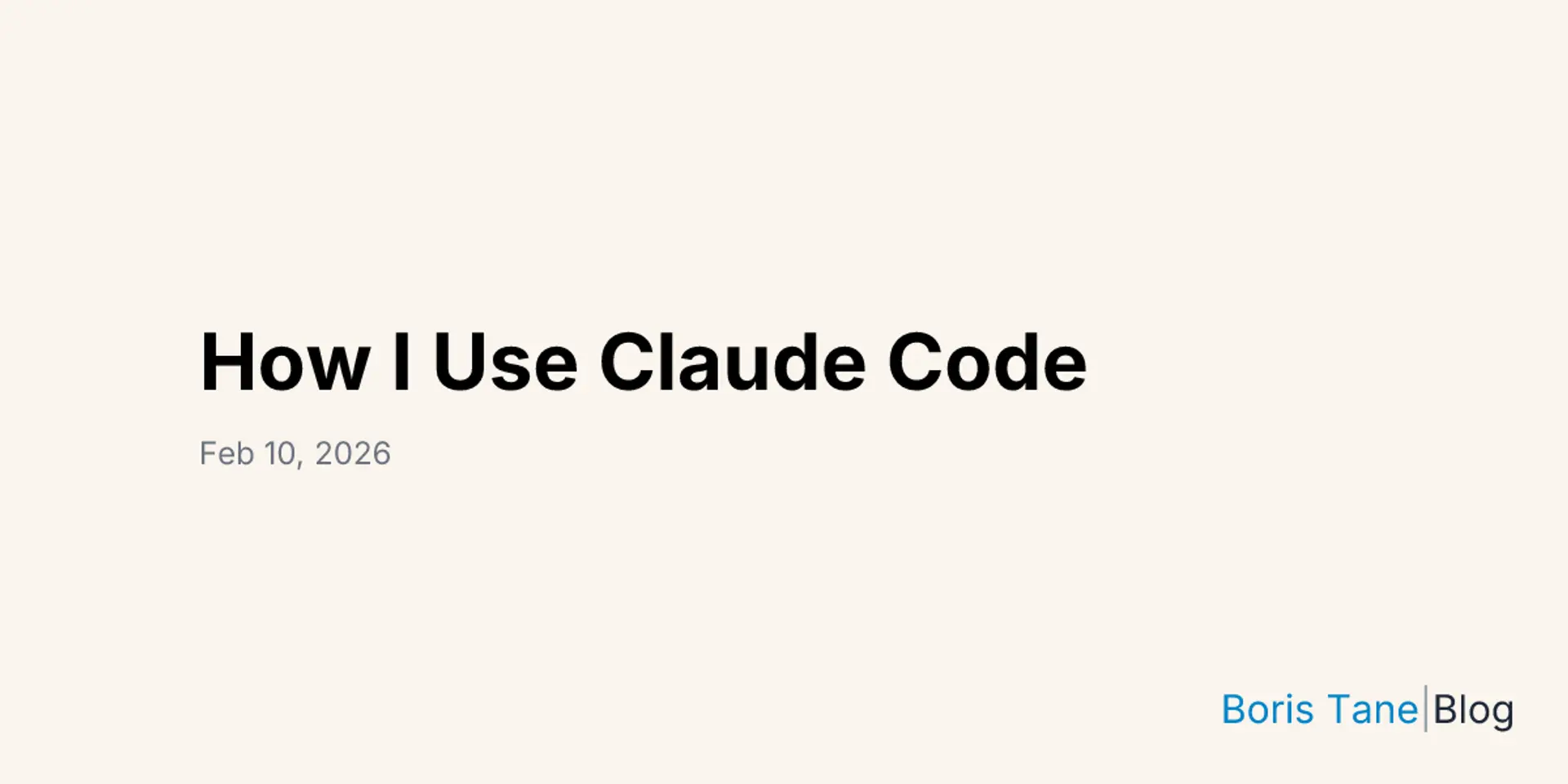 Engineer Publishes Claude Code Workflow