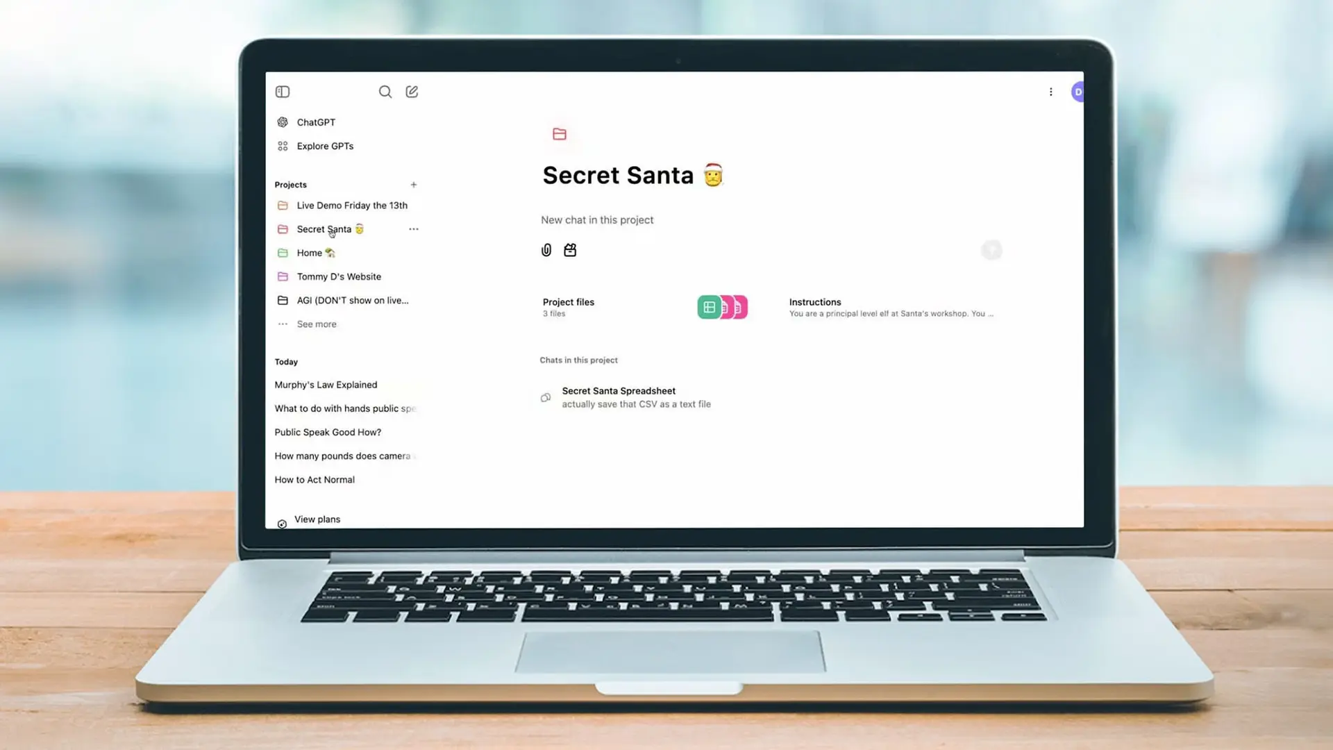 ChatGPT Projects Feature Enhanced